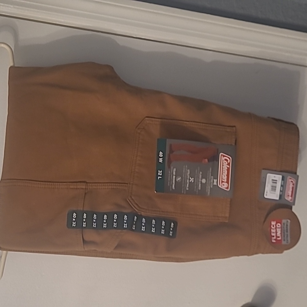 Coleman fleece lined pants 40x32